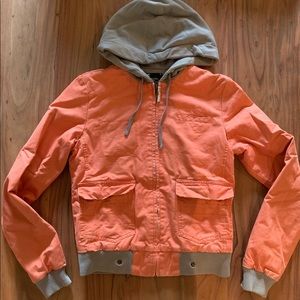 DC Mock-Layered Orange/Taupe Jacket